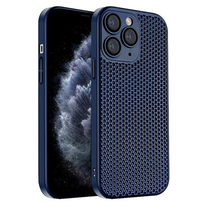 جراب هاتف كمبيوتر شخصي مشع على شكل قرص العسل، مناسب لأجهزة iPhone 13 وiPhone 12 وiPhone 12 Pro Max وiPhone 12 Pro وiPhone 11 Pro Max وiPhone 11