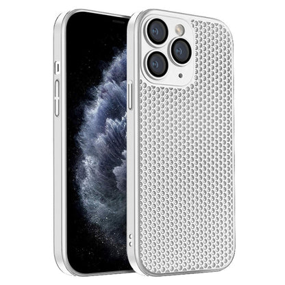 جراب هاتف كمبيوتر شخصي مشع على شكل قرص العسل، مناسب لأجهزة iPhone 13 وiPhone 12 وiPhone 12 Pro Max وiPhone 12 Pro وiPhone 11 Pro Max وiPhone 11