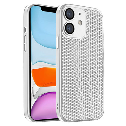 جراب هاتف كمبيوتر شخصي مشع على شكل قرص العسل، مناسب لأجهزة iPhone 13 وiPhone 12 وiPhone 12 Pro Max وiPhone 12 Pro وiPhone 11 Pro Max وiPhone 11