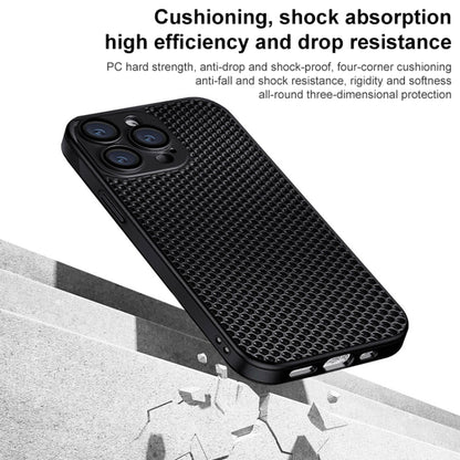جراب هاتف كمبيوتر شخصي مشع على شكل قرص العسل، مناسب لأجهزة iPhone 13 وiPhone 12 وiPhone 12 Pro Max وiPhone 12 Pro وiPhone 11 Pro Max وiPhone 11