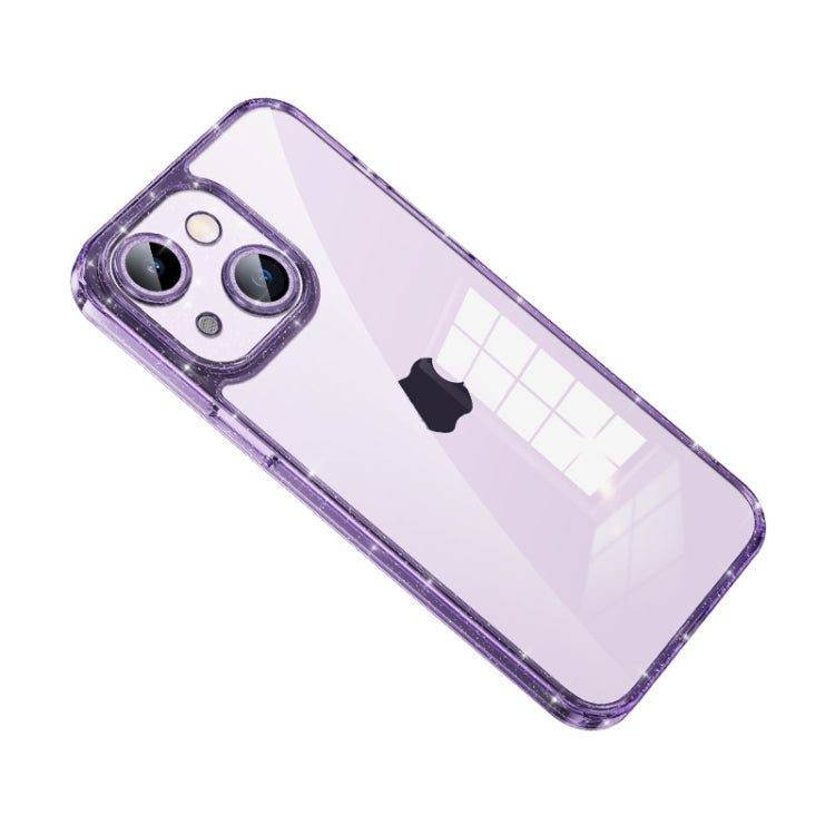 جراب هاتف SULADA لامع من مادة TPU + زجاج مقوى، لهاتف iPhone 14 Plus، وiPhone 14، وiPhone 14 Pro، وiPhone 14 Pro Max