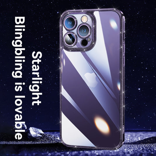 جراب هاتف SULADA لامع من مادة TPU + زجاج مقوى، لهاتف iPhone 14 Plus، وiPhone 14، وiPhone 14 Pro، وiPhone 14 Pro Max