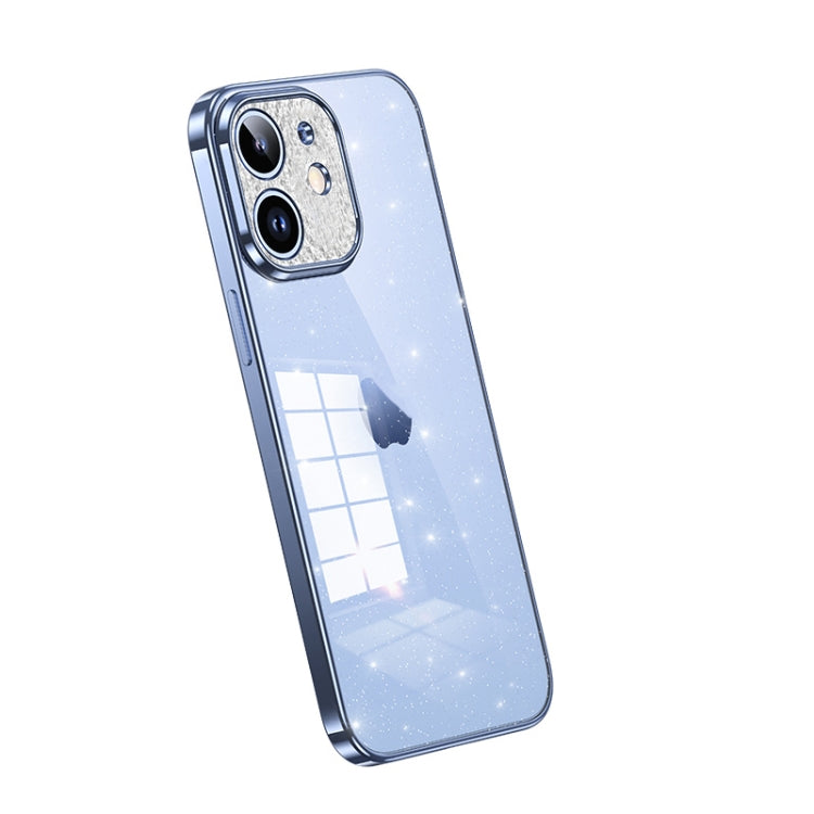 جراب هاتف SULADA مطلي بالكهرباء شفاف لامع من مادة TPU، لهاتف iPhone 12 Pro Max، لهاتف iPhone 11