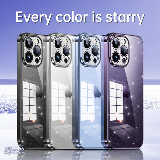 SULADA Electroplated Transparent Glittery TPU Phone Case, For iPhone 14 Plus, For iPhone 15 Pro Max, For iPhone 15 Pro, For iPhone 14, For iPhone 15 Plus, For iPhone 14 Pro, For iPhone 15, For iPhone 14 Pro Max, For iPhone 13 Pro Max, For iPhone 13 Pro...