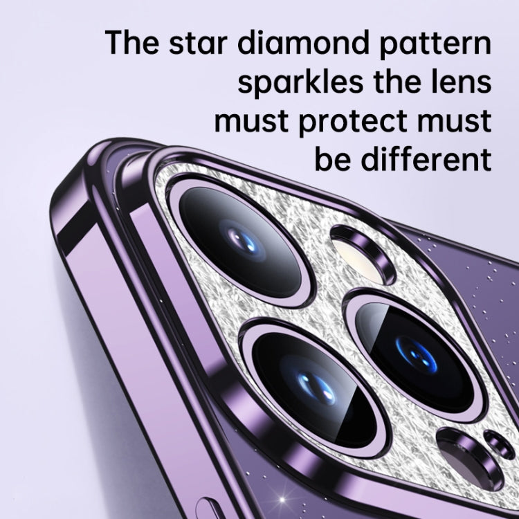 جراب هاتف SULADA مطلي بالكهرباء شفاف لامع من مادة TPU، لهاتف iPhone 12 Pro Max، لهاتف iPhone 11