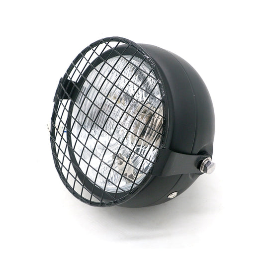 Motorcycle Reticular Retro Lamp LED Headlight Modification Accessories for Halley CG125 / GN125