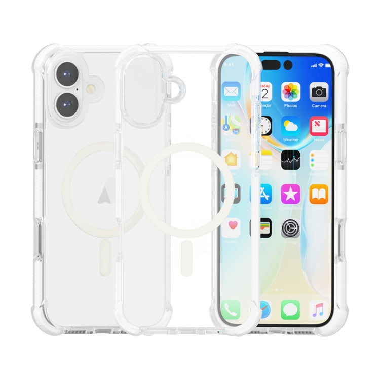 Acrylic Magsafe Magnetic Shockproof Phone Case, For iPhone 16 Pro, For iPhone 16 Plus