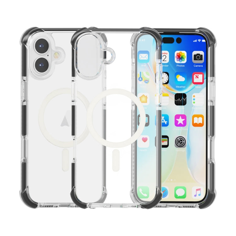 Acrylic Magsafe Magnetic Shockproof Phone Case, For iPhone 16 Pro, For iPhone 16 Plus