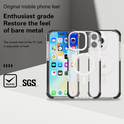 Acrylic Magsafe Magnetic Shockproof Phone Case, For iPhone 16 Pro, For iPhone 16 Plus