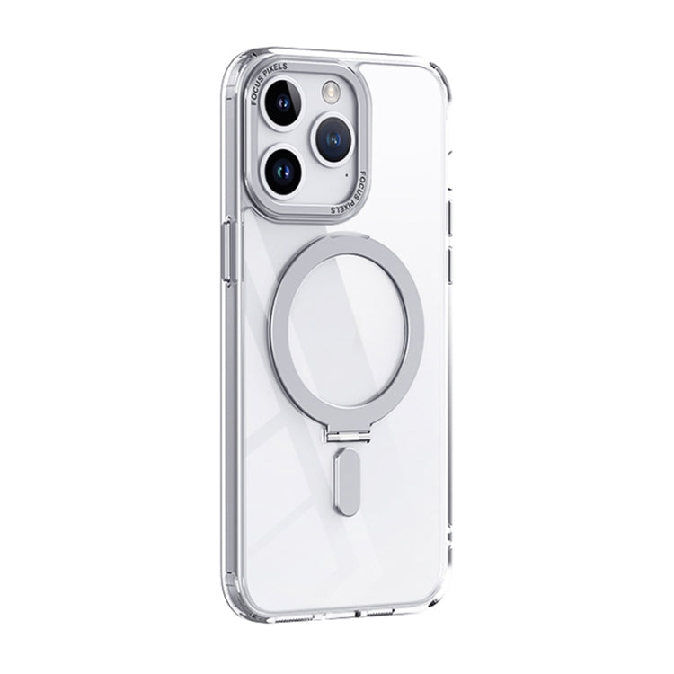 جراب هاتف مضاد للصدمات من Skin Feel MagSafe مع حامل، لهاتف iPhone 15 Pro Max، وiPhone 15 Pro، وiPhone 15 Plus، وiPhone 15