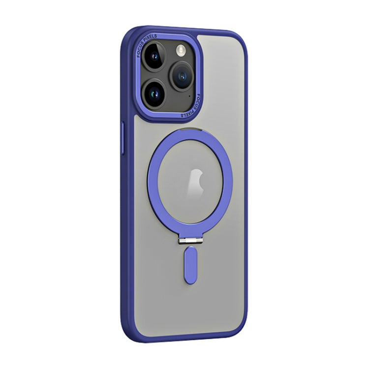 جراب هاتف مضاد للصدمات من Skin Feel MagSafe مع حامل، لهاتف iPhone 15 Pro Max، وiPhone 15 Pro، وiPhone 15 Plus، وiPhone 15