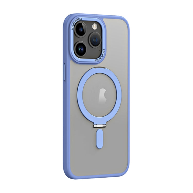 جراب هاتف مضاد للصدمات من Skin Feel MagSafe مع حامل، لهاتف iPhone 15 Pro Max، وiPhone 15 Pro، وiPhone 15 Plus، وiPhone 15