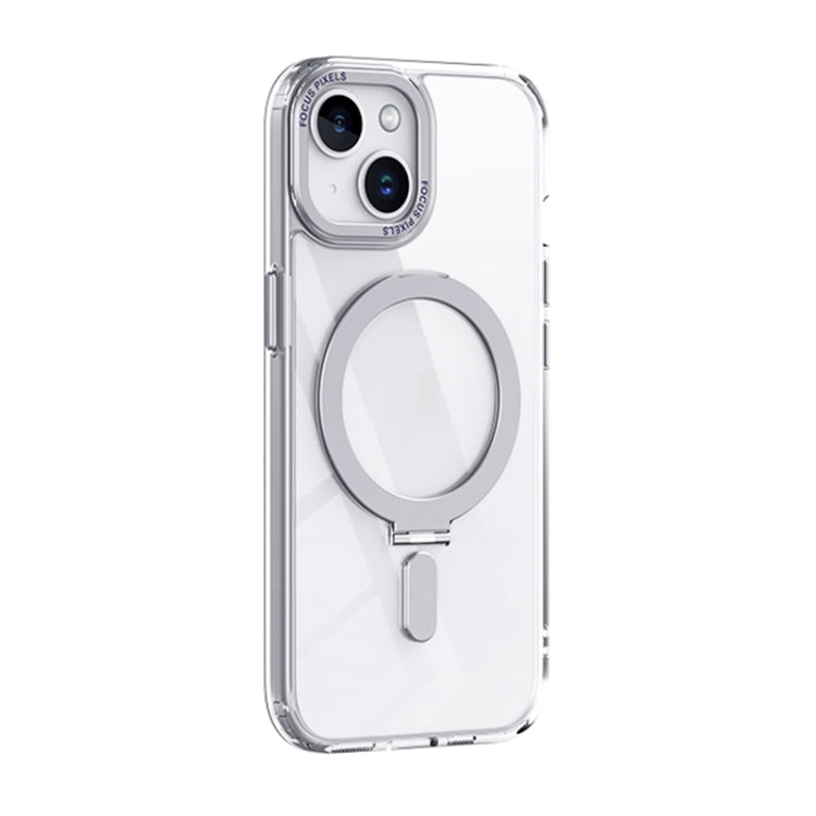 جراب هاتف مضاد للصدمات من Skin Feel MagSafe مع حامل، لهاتف iPhone 15 Pro Max، وiPhone 15 Pro، وiPhone 15 Plus، وiPhone 15