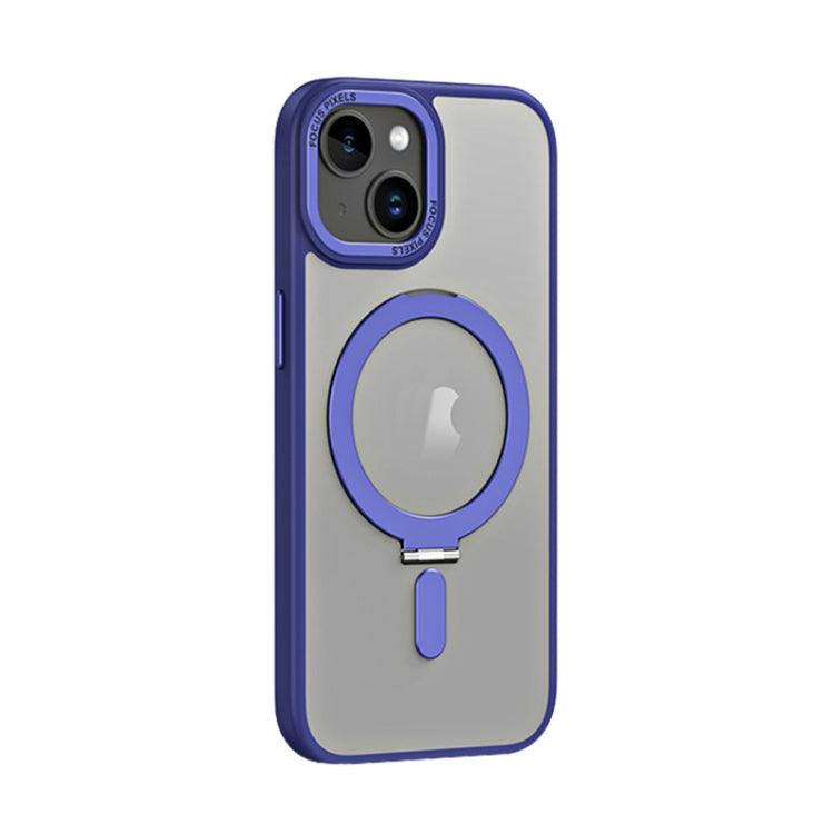 جراب هاتف مضاد للصدمات من Skin Feel MagSafe مع حامل، لهاتف iPhone 15 Pro Max، وiPhone 15 Pro، وiPhone 15 Plus، وiPhone 15