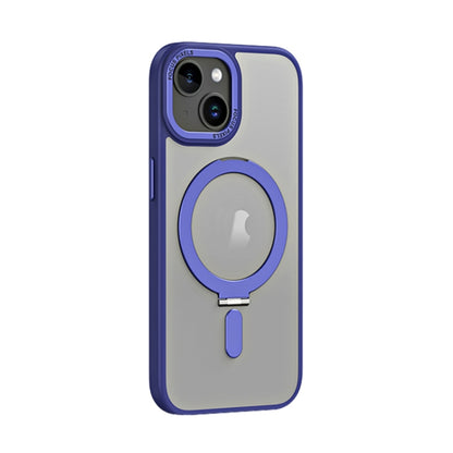 جراب هاتف مضاد للصدمات من Skin Feel MagSafe مع حامل، لهاتف iPhone 15 Pro Max، وiPhone 15 Pro، وiPhone 15 Plus، وiPhone 15