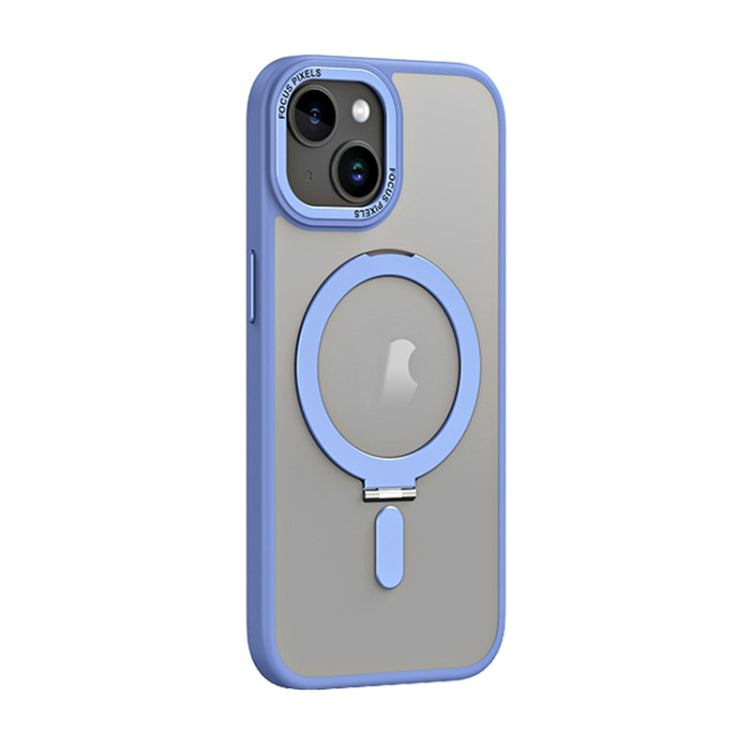 جراب هاتف مضاد للصدمات من Skin Feel MagSafe مع حامل، لهاتف iPhone 15 Pro Max، وiPhone 15 Pro، وiPhone 15 Plus، وiPhone 15