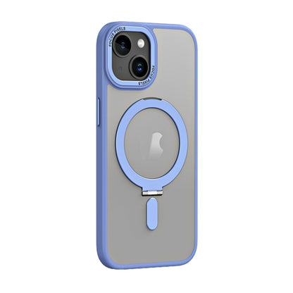جراب هاتف مضاد للصدمات من Skin Feel MagSafe مع حامل، لهاتف iPhone 15 Pro Max، وiPhone 15 Pro، وiPhone 15 Plus، وiPhone 15