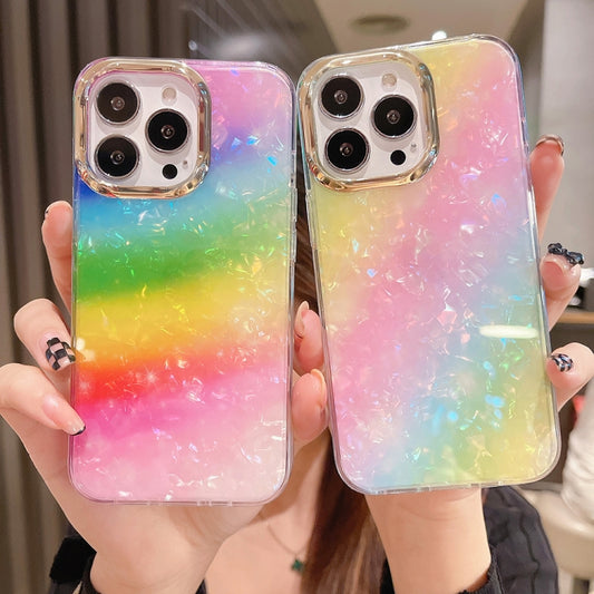 Colorful Crystal Shell Pattern PC + TPU Phone Case, For iPhone 15 Pro Max, For iPhone 15 Pro, For iPhone 15 Plus, For iPhone 15, For iPhone 14 Plus, For iPhone 14, For iPhone 14 Pro, For iPhone 14 Pro Max