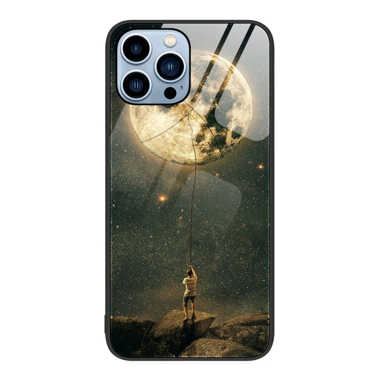 Colorful Painted Glass Phone Case, For iPhone 16, For iPhone 15 Pro Max, For iPhone 15 Pro