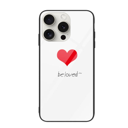 Colorful Painted Glass Phone Case, For iPhone 16 Pro Max, For iPhone 16 Pro, For iPhone 16 Plus