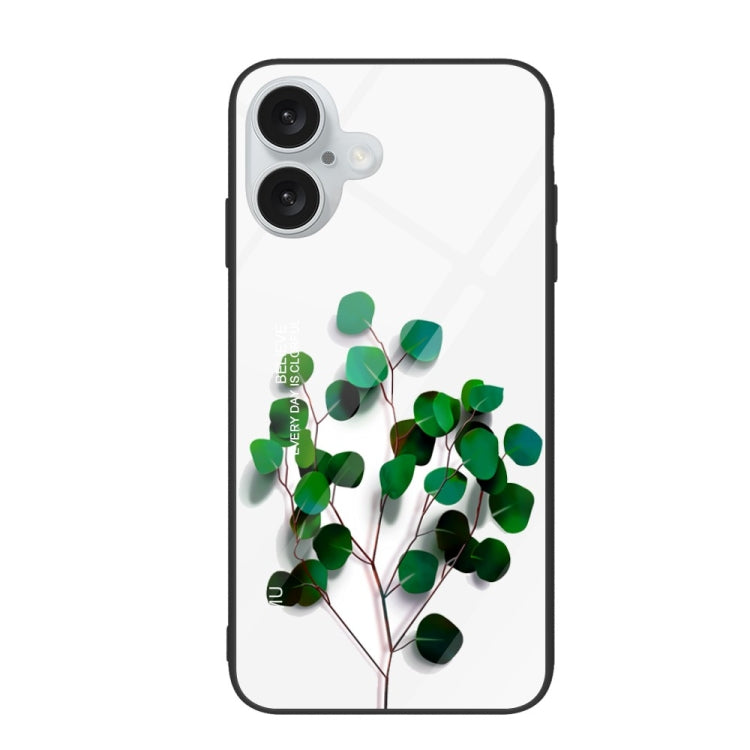 Colorful Painted Glass Phone Case, For iPhone 16 Pro Max, For iPhone 16 Pro, For iPhone 16 Plus