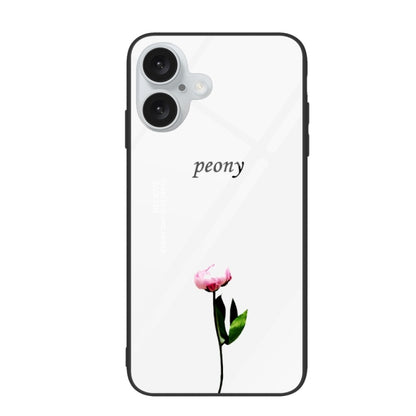 Colorful Painted Glass Phone Case, For iPhone 16 Pro Max, For iPhone 16 Pro, For iPhone 16 Plus