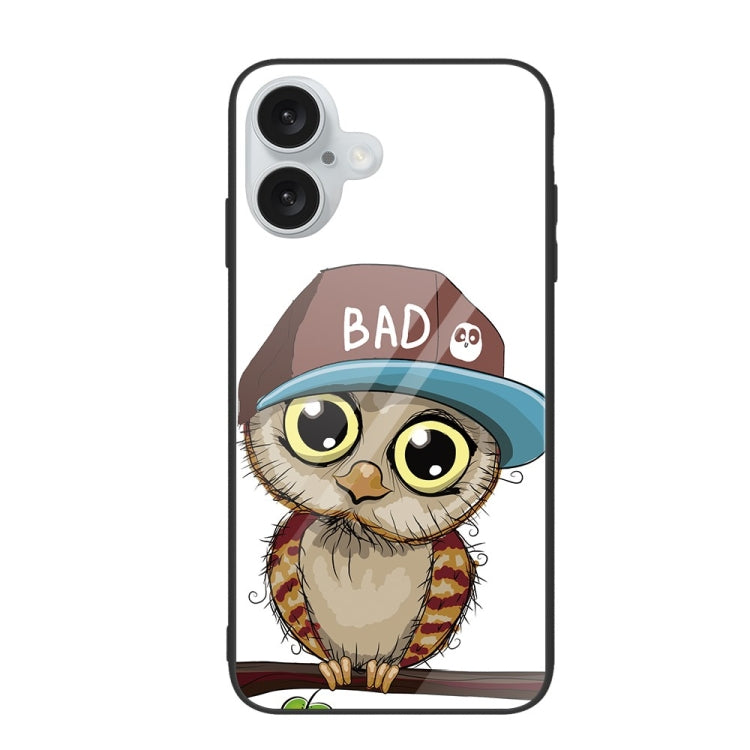 Colorful Painted Glass Phone Case, For iPhone 16 Pro Max, For iPhone 16 Pro, For iPhone 16 Plus