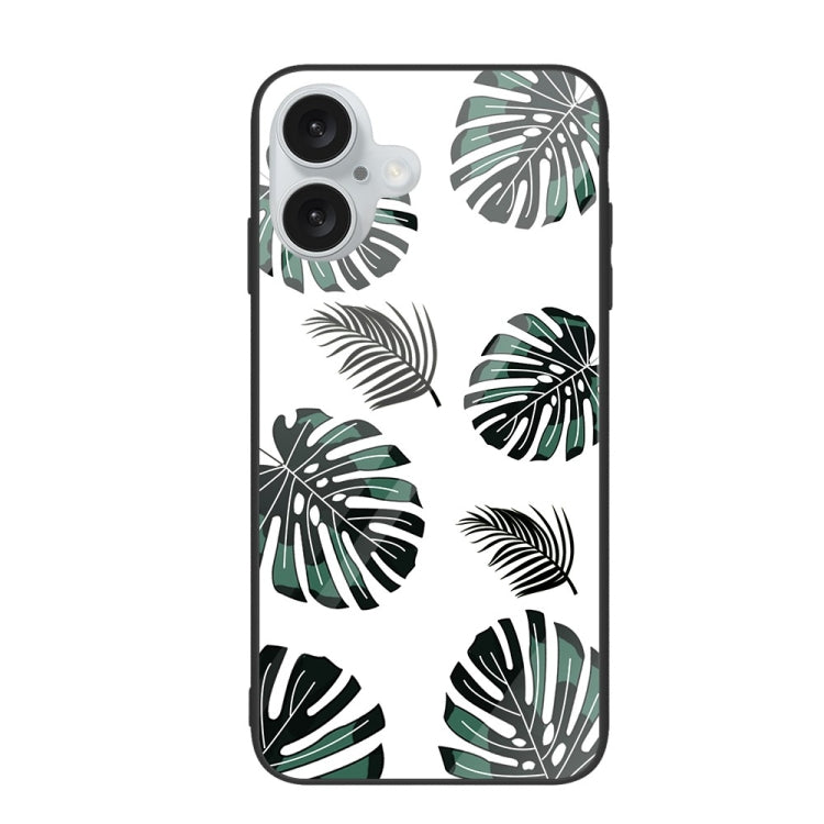 Colorful Painted Glass Phone Case, For iPhone 16 Pro Max, For iPhone 16 Pro, For iPhone 16 Plus