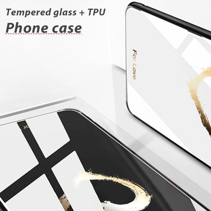 Colorful Painted Glass Phone Case, For iPhone 16 Pro Max, For iPhone 16 Pro, For iPhone 16 Plus