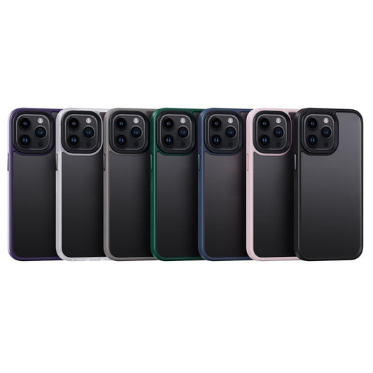 جراب هاتف مقاوم للصدمات بظهر غير لامع، مناسب لأجهزة iPhone 15 Pro Max وiPhone 15 Pro وiPhone 15 Plus وiPhone 15