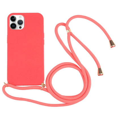 جراب هاتف مقاوم للصدمات من مادة TPU من قش القمح مع حبل للرقبة، لهاتف iPhone 16 Pro Max، وiPhone 16 Pro، وiPhone 16 Plus