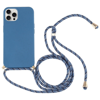 جراب هاتف مقاوم للصدمات من مادة TPU من قش القمح مع حبل للرقبة، لهاتف iPhone 16 Pro Max، وiPhone 16 Pro، وiPhone 16 Plus