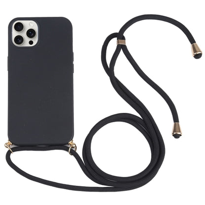 جراب هاتف مقاوم للصدمات من مادة TPU من قش القمح مع حبل للرقبة، لهاتف iPhone 16 Pro Max، وiPhone 16 Pro، وiPhone 16 Plus