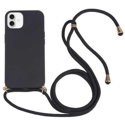 جراب هاتف مقاوم للصدمات من مادة TPU من قش القمح مع حبل للرقبة، لهاتف iPhone 16 Pro Max، وiPhone 16 Pro، وiPhone 16 Plus