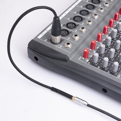 3.5mm Female to XLR 3pin Male Audio Cable, Length: 30cm