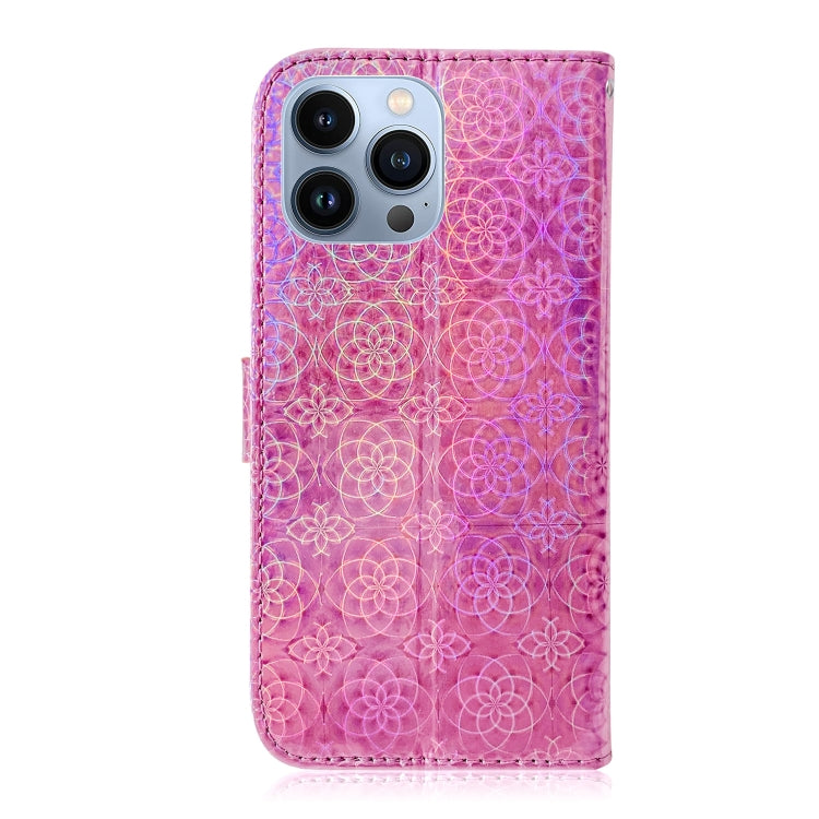 Colorful Magnetic Buckle Leather Phone Case