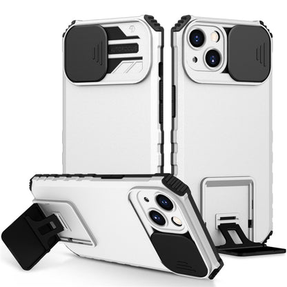 جراب هاتف بحامل مجسم منزلق، لهاتف iPhone 15 Plus، لهاتف iPhone 15