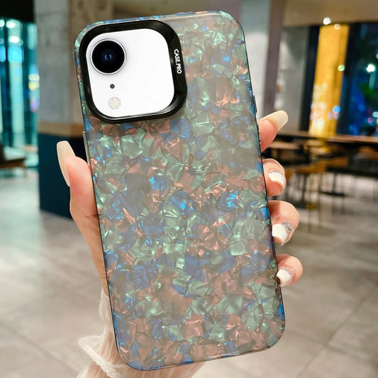 جراب هاتف IMD Shell Texture TPU + Acrylic، لهاتف iPhone XR وiPhone XS Max