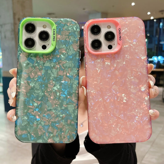 جراب هاتف IMD Shell Texture TPU + Acrylic، مناسب لأجهزة iPhone 13 Pro وiPhone 13 وiPhone 12 وiPhone 12 Pro Max وiPhone 12 Pro وiPhone 11 Pro Max وiPhone 11 وiPhone 11 Pro وiPhone X / XS