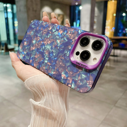 جراب هاتف IMD Shell Texture TPU + Acrylic، لهاتف iPhone XR وiPhone XS Max