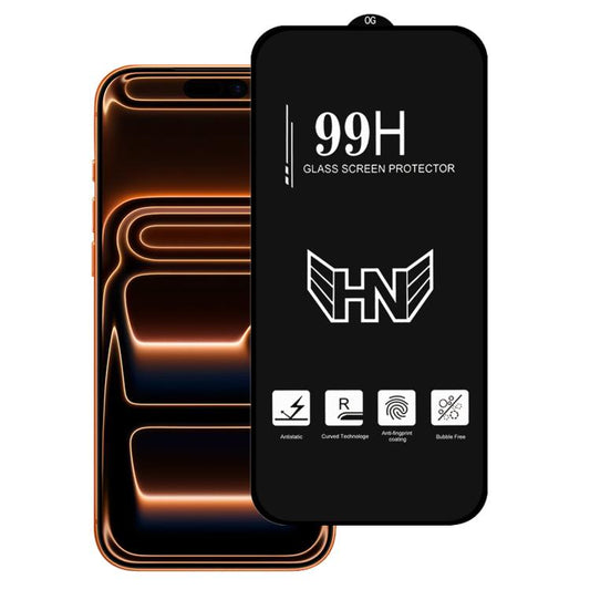 غشاء زجاجي مقوى عالي الجودة من الألومنيوم كبير الحجم، مناسب لأجهزة iPhone 16 Pro Max، iPhone 16 Pro، iPhone 16 Plus، iPhone 16، iPhone 15 Pro Max، iPhone 15 Pro، iPhone 15 Plus، iPhone 15