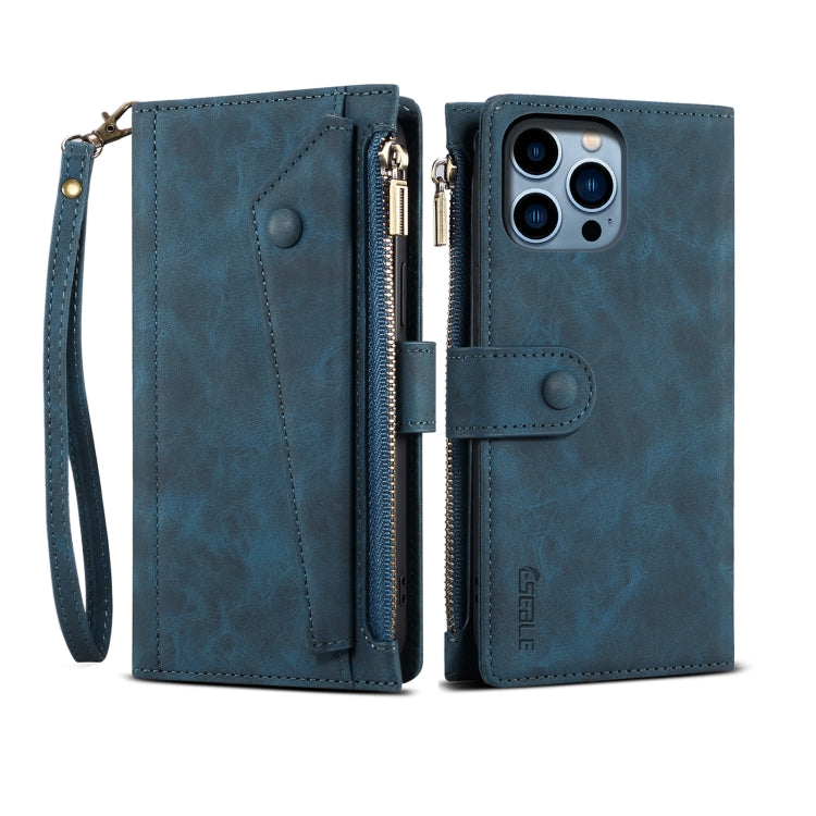 ESEBLE Retro Frosted RFID Flip Leather Phone Case, For iPhone 16e, For iPhone 16 Pro Max, For iPhone 16 Pro, For iPhone 16 Plus, For iPhone 16, For iPhone 15 Pro Max