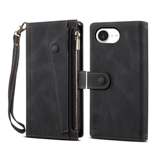 ESEBLE Retro Frosted RFID Flip Leather Phone Case, For iPhone 16e, For iPhone 16 Pro Max, For iPhone 16 Pro, For iPhone 16 Plus, For iPhone 16, For iPhone 15 Pro Max