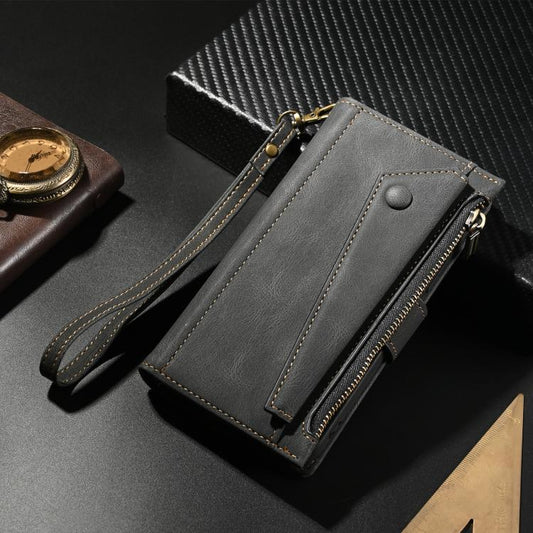 ESEBLE Retro Frosted RFID Flip Leather Phone Case, For iPhone 16e, For iPhone 16 Pro Max, For iPhone 16 Pro, For iPhone 16 Plus, For iPhone 16, For iPhone 15 Pro Max