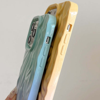 جراب هاتف TPU بملمس زيتي متدرج التجاعيد، مناسب لأجهزة iPhone 13 Pro وiPhone 13 وiPhone 12 وiPhone 12 Pro Max وiPhone 12 Pro