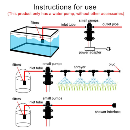 Diaphragm 8L Atomizing Spray Water Pump for Car Washing / Irrigation, DC12V 100W Smart Double Thread Positive Pump, DC12V 100W Reflux Double Thread Positive Pump, DC24V 100W Smart Double Thread Positive Pump, DC24V 100W Reflux Double Thread Positive Pu...