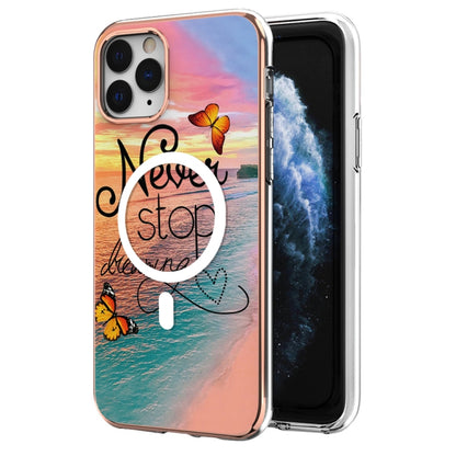 جراب هاتف IMD Magsafe TPU مزدوج الجوانب بنمط رخامي، مناسب لأجهزة iPhone 12 / 12 Pro، وiPhone 12 Pro Max، وiPhone 11 Pro Max، وiPhone 11، وiPhone 11 Pro