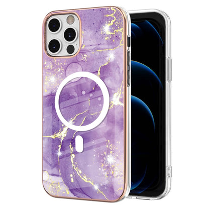 جراب هاتف IMD Magsafe TPU مزدوج الجوانب بنمط رخامي، مناسب لأجهزة iPhone 12 / 12 Pro، وiPhone 12 Pro Max، وiPhone 11 Pro Max، وiPhone 11، وiPhone 11 Pro