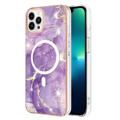 جراب هاتف IMD Magsafe TPU مزدوج الجوانب بنمط رخامي، مناسب لأجهزة iPhone 15 Pro Max وiPhone 14 Plus وiPhone 15 Pro وiPhone 14 وiPhone 14 Pro وiPhone 15 Plus