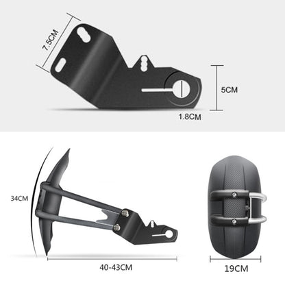Motorcycle Stainless Steel Modified Rear Wheel Fender Dustproof Splash Flaps Mudguards Fender Guard, A Style Foot, B Style Foot, C Style Foot, D Style Foot, E Style Foot